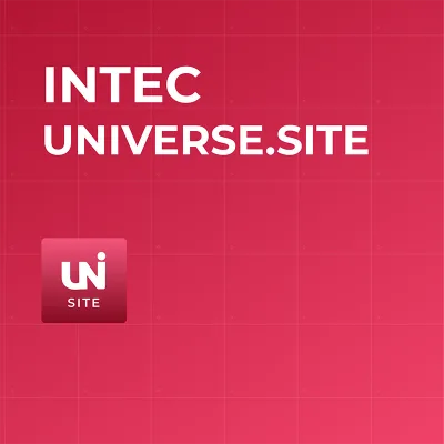 Intec.Universe Site — corporate website with a design builder